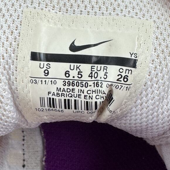 Nike Dart 8 Women's Athletic Running Shoes White Purple Size 9 - Picture 9 of 10